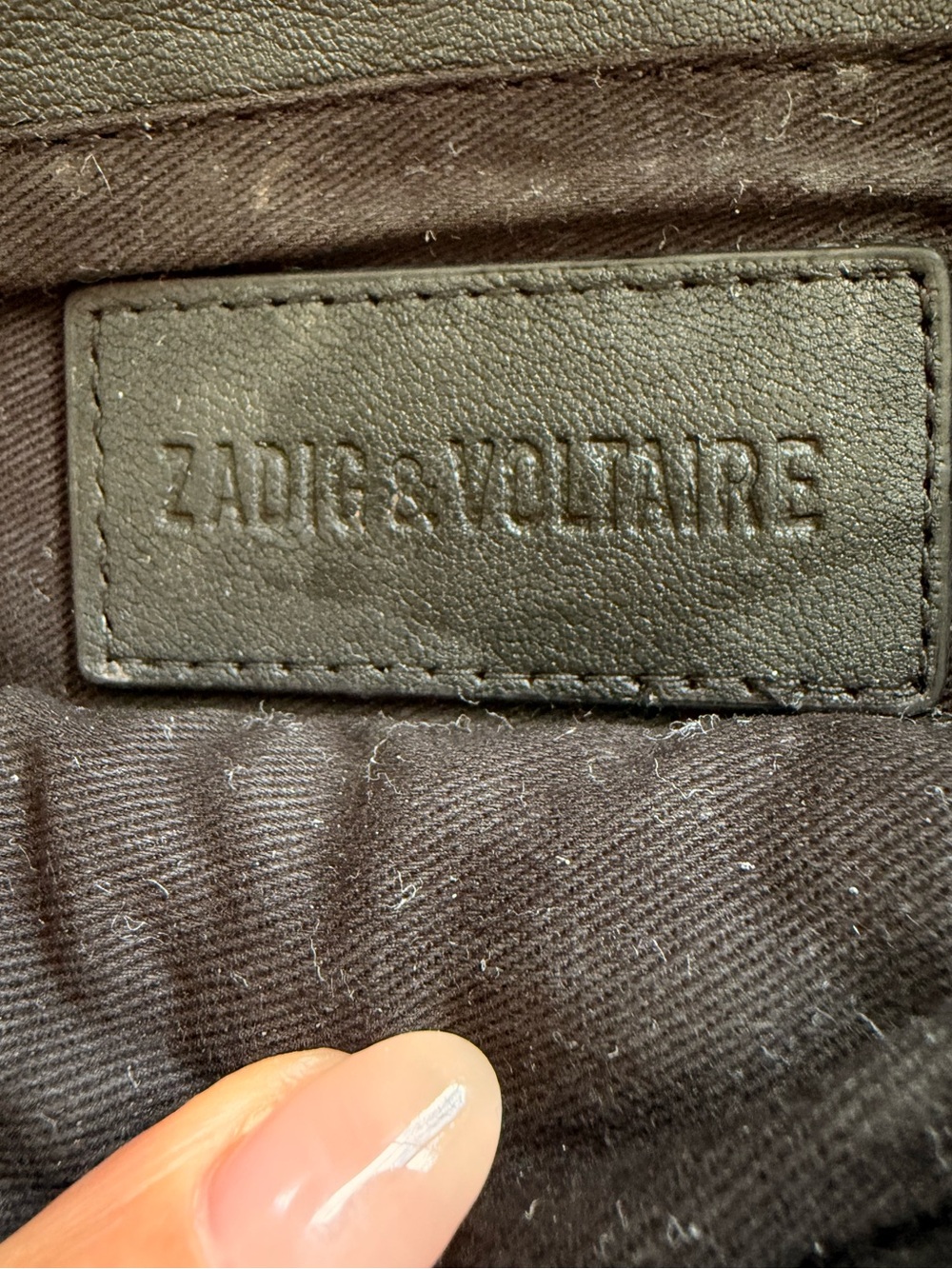 Zadig & Voltaire - Rock iconic quilted black leather clutch / bag - Picture 6 of 6